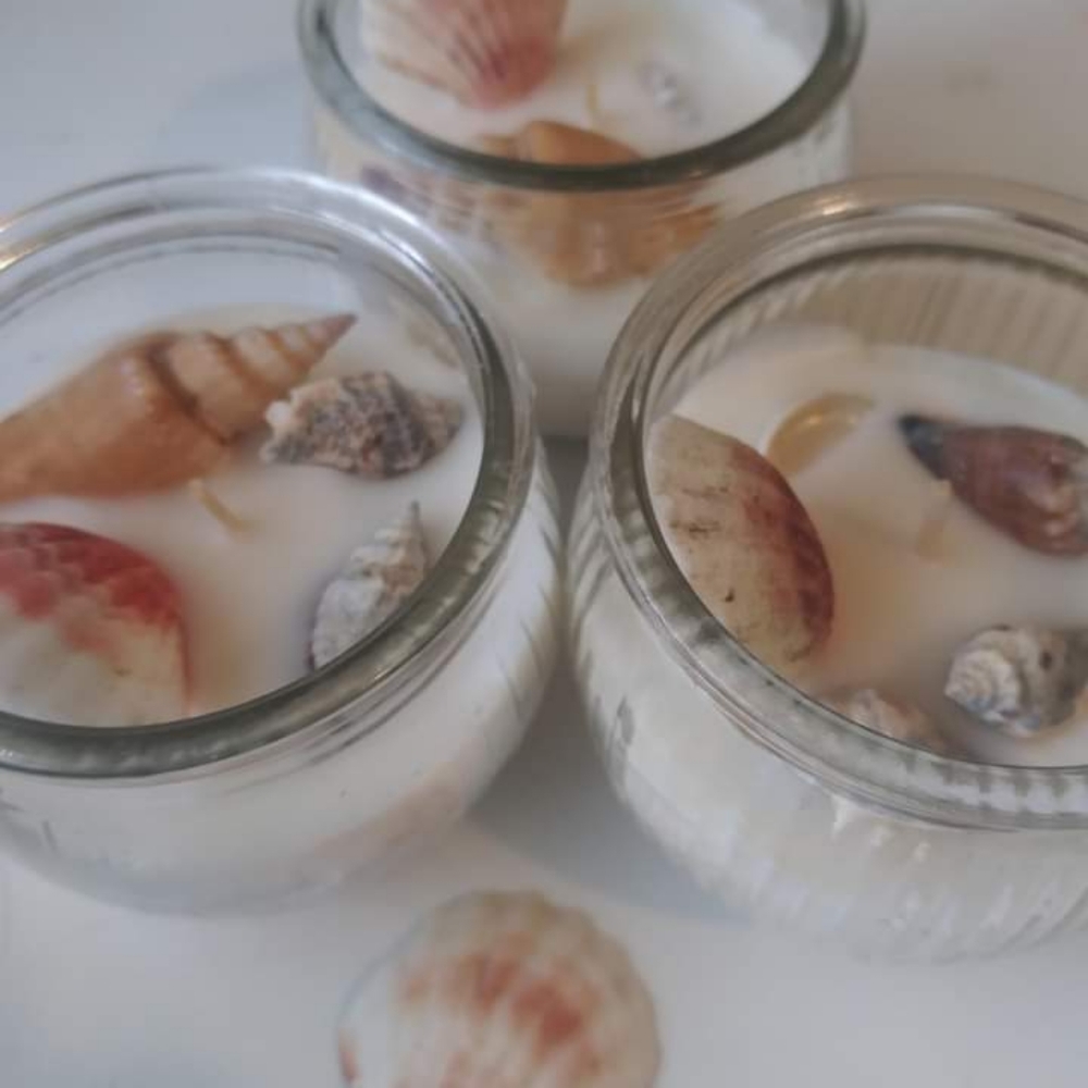 Handmade decorative candles